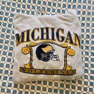Vintage University of Michigan Football Sweatshirt